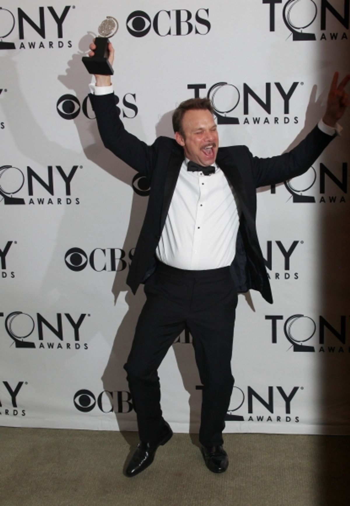 Norbert Leo Butz in the Press Room at The 65th Annual Tony Awards in New York City.  at 