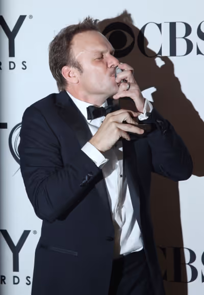 Norbert Leo Butz in the Press Room at The 65th Annual Tony Awards in New York City.  Photo