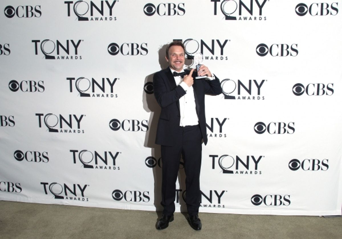 Norbert Leo Butz in the Press Room at The 65th Annual Tony Awards in New York City.  at 