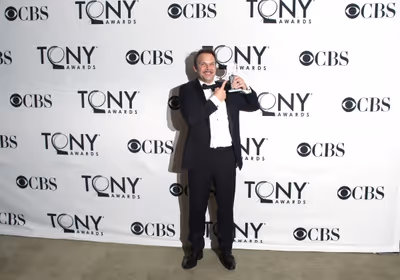 Norbert Leo Butz in the Press Room at The 65th Annual Tony Awards in New York City.  Photo