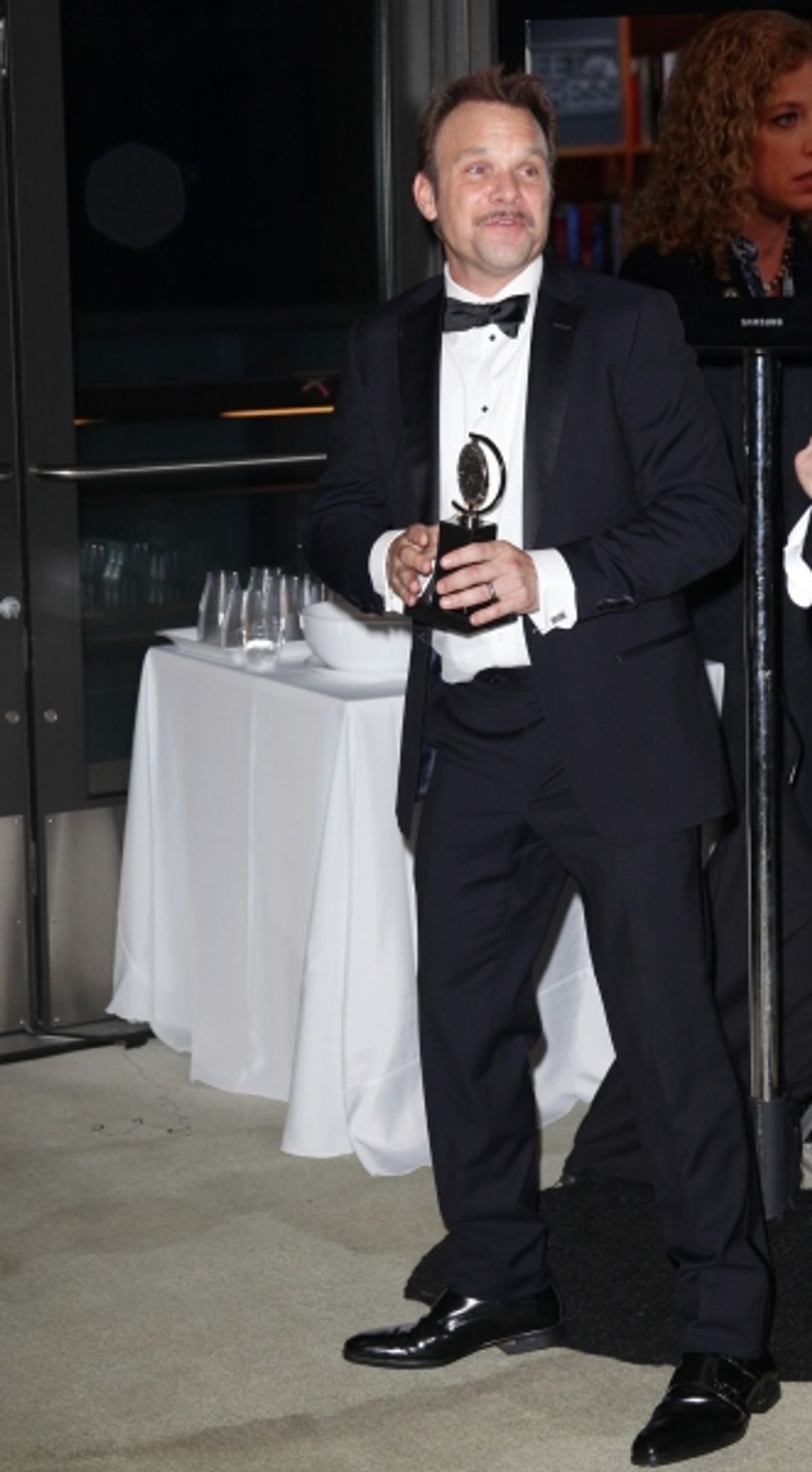 Norbert Leo Butz in the Press Room at The 65th Annual Tony Awards in New York City.  at 