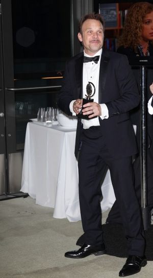 Norbert Leo Butz in the Press Room at The 65th Annual Tony Awards in New York City.  Photo
