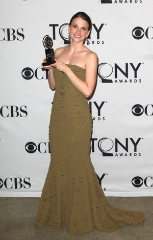 Sutton Foster in the Press Room at The 65th Annual Tony Awards in New York City.  Photo