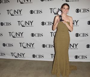 Sutton Foster in the Press Room at The 65th Annual Tony Awards in New York City.  Photo