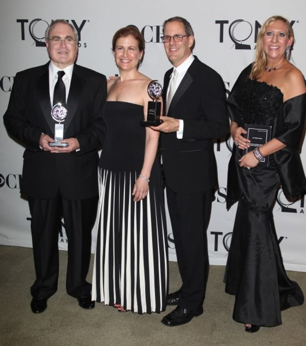 Todd Haimes and Harold Wolpert  in the Press Room at The 65th Annual Tony Awards in N Photo