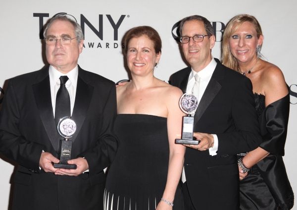 Todd Haimes and Harold Wolpert  in the Press Room at The 65th Annual Tony Awards in N Photo
