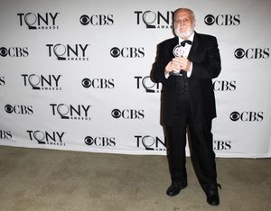 Desmond Heeley in the Press Room at The 65th Annual Tony Awards in New York City.  Photo
