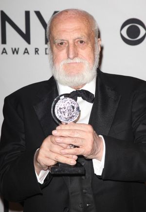 Desmond Heeley in the Press Room at The 65th Annual Tony Awards in New York City.  Photo