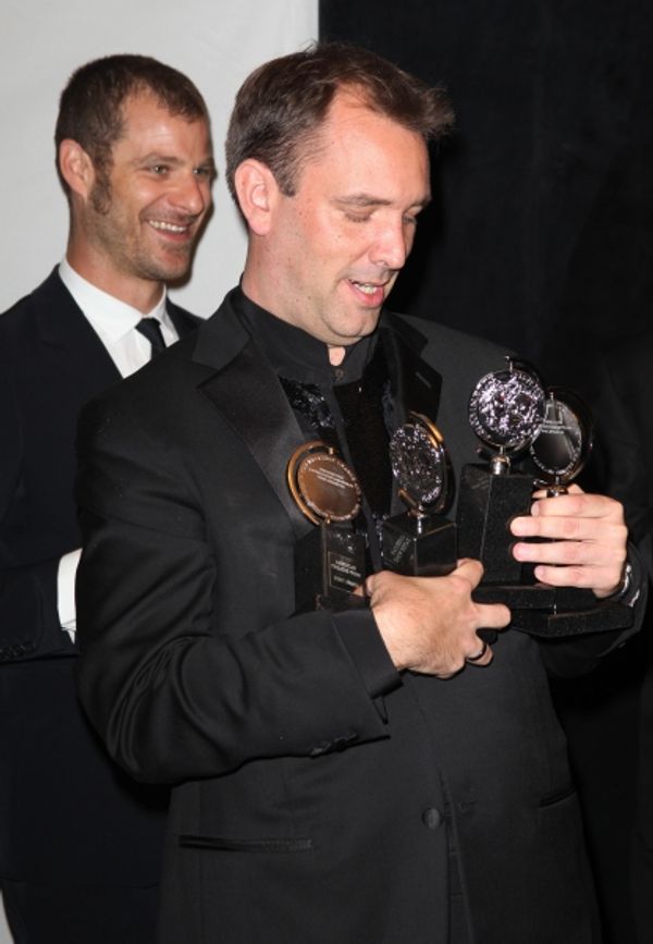 Matt Stone & Trey Parker in the Press Room at The 65th Annual Tony Awards in New York Photo
