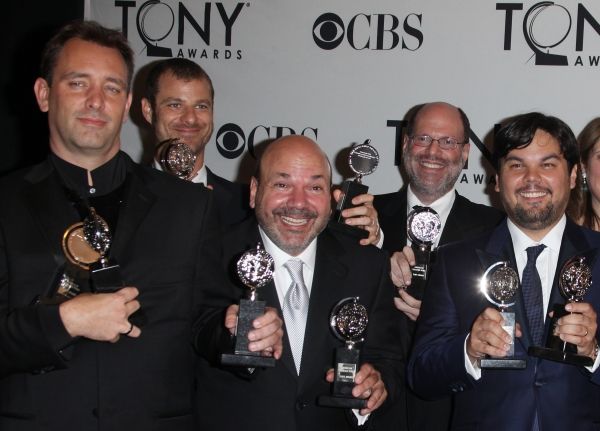 Trey Parker, Matt Stone, Casey Nicholaw & the Creative Team of 'The Book Of Mormon' i Photo