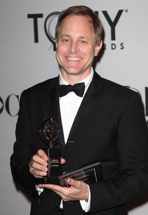Scott Pask in the Press Room at The 65th Annual Tony Awards in New York City.  Photo