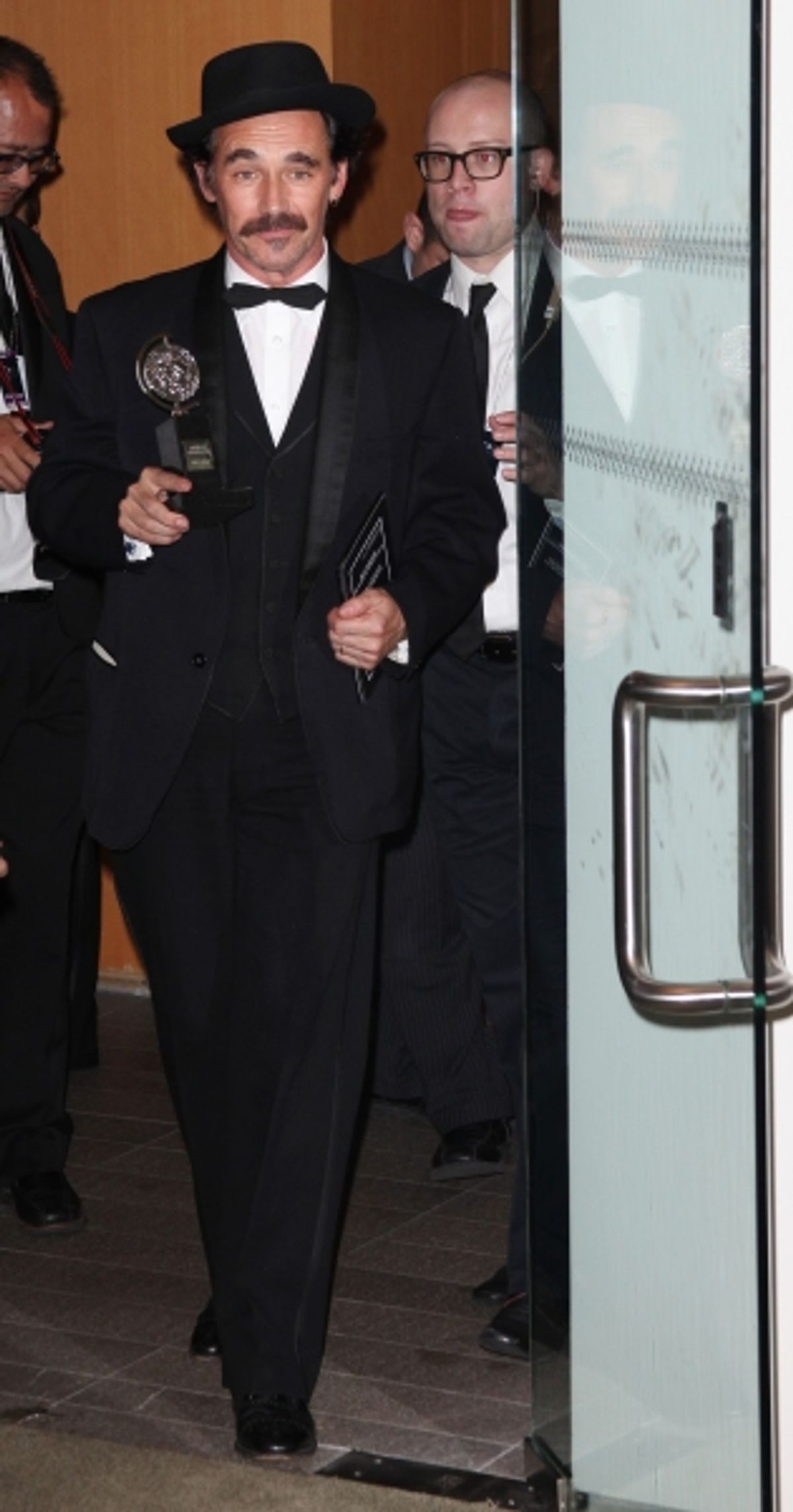 Mark Rylance in the Press Room at The 65th Annual Tony Awards in New York City.  at 