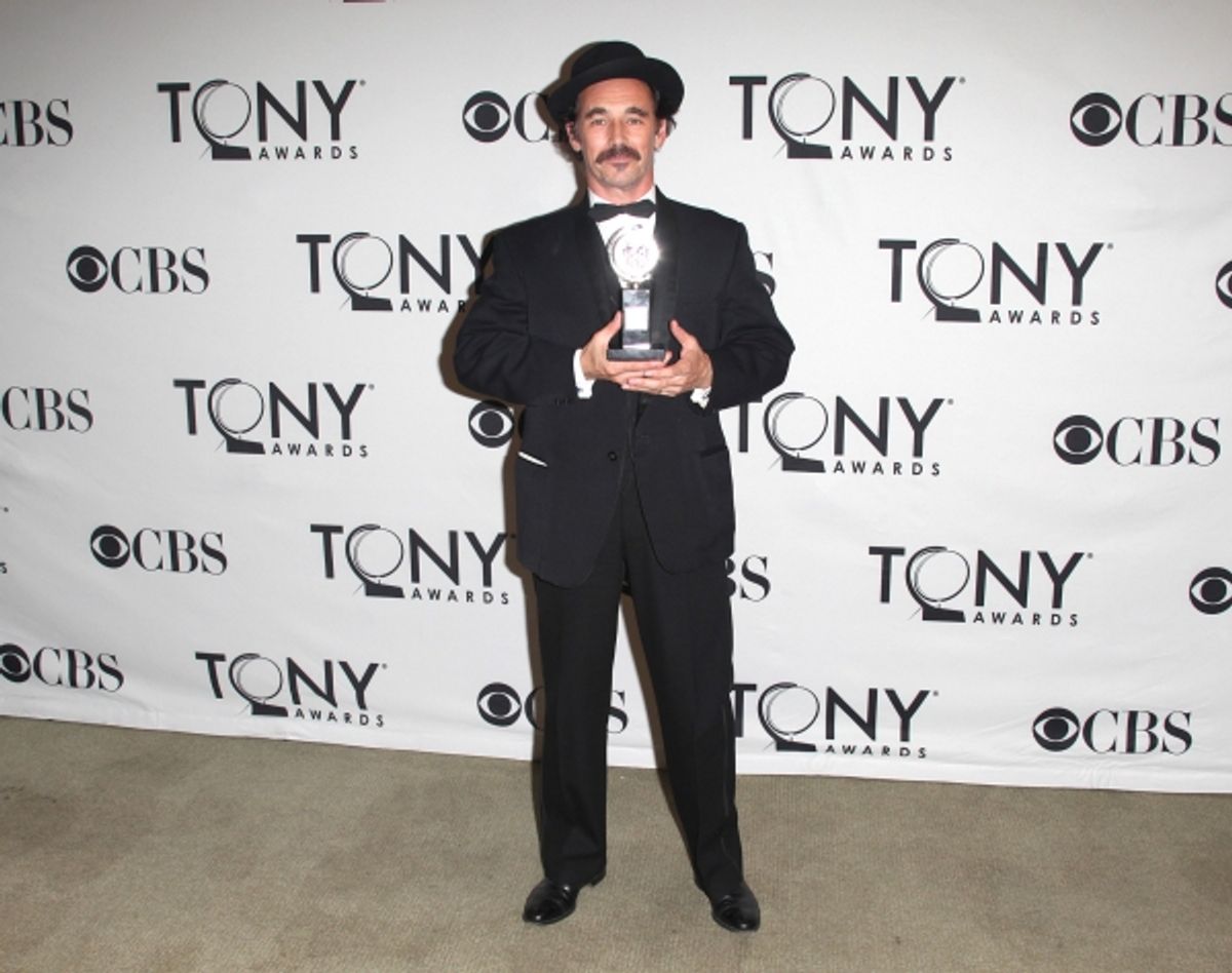 Mark Rylance in the Press Room at The 65th Annual Tony Awards in New York City.  at 