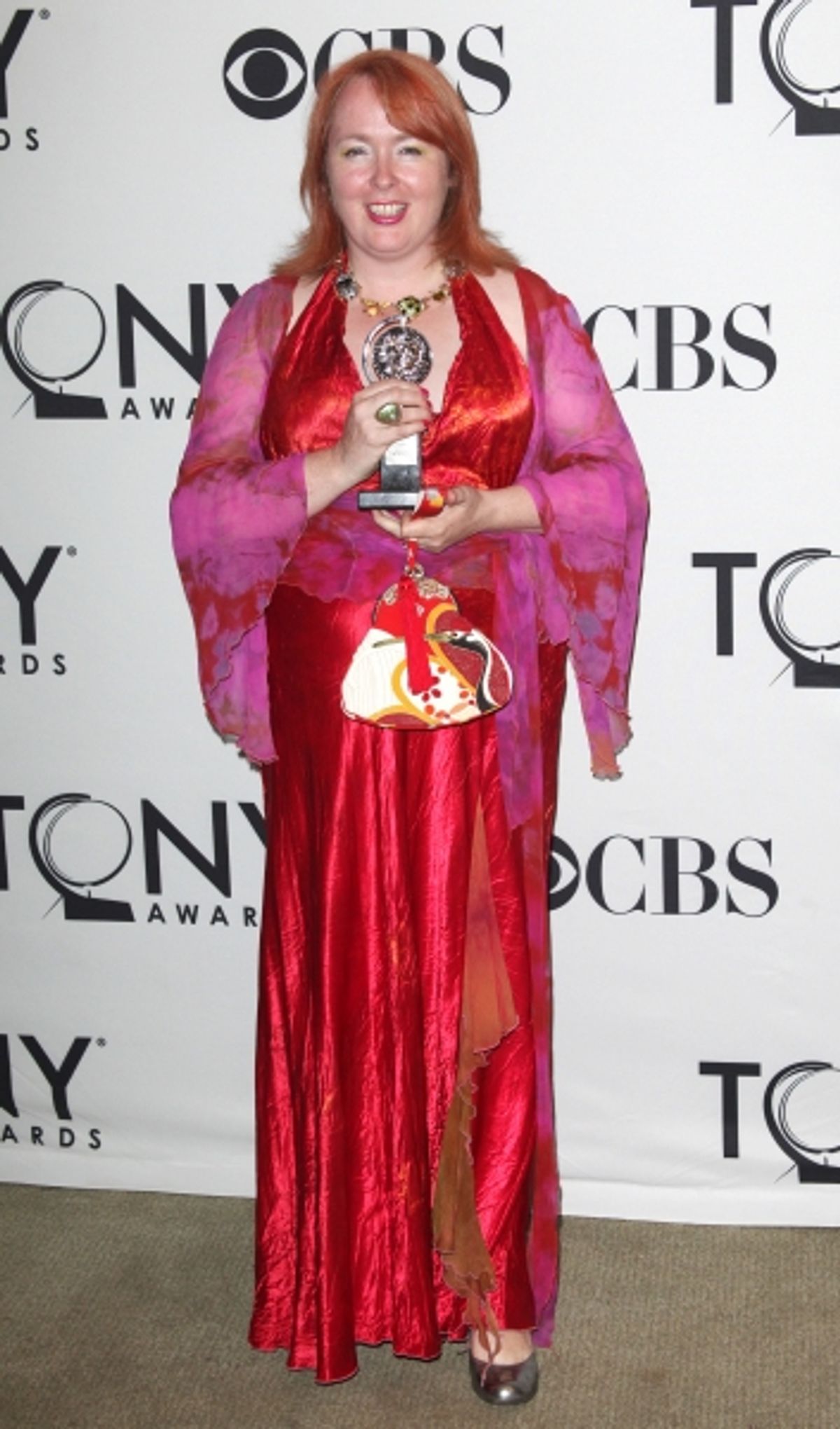 Rae Smith in the Press Room at The 65th Annual Tony Awards in New York City.  at 