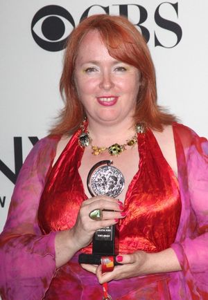 Rae Smith in the Press Room at The 65th Annual Tony Awards in New York City.  Photo