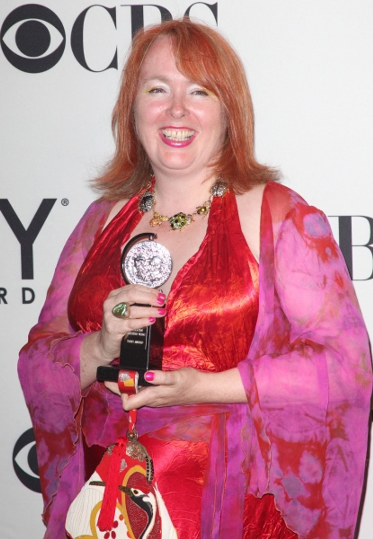 Rae Smith in the Press Room at The 65th Annual Tony Awards in New York City.  at 