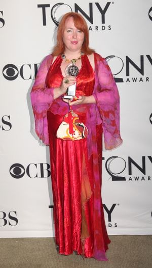 Rae Smith in the Press Room at The 65th Annual Tony Awards in New York City.  Photo