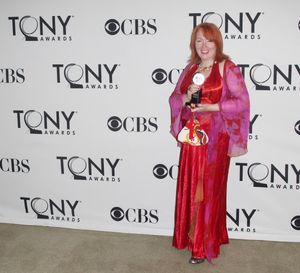 Rae Smith in the Press Room at The 65th Annual Tony Awards in New York City.  Photo