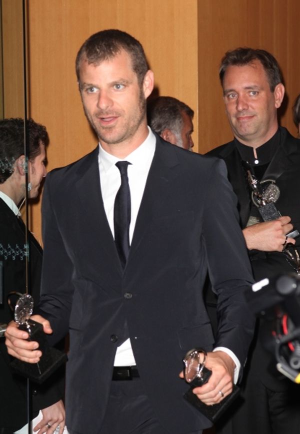 Matt Stone & Trey Parker in the Press Room at The 65th Annual Tony Awards in New York Photo