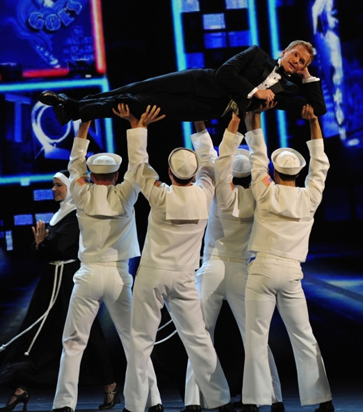 Neil Patrick Harris performs at 2011 Tony Awards hel at the Beacon Theatre in New York on June 12, 2011 at 