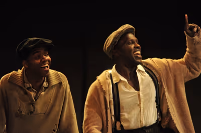 Joshua Henry with the cast of  'The Scottsboro Boys' perform at the 2011 Tony Awards  Photo