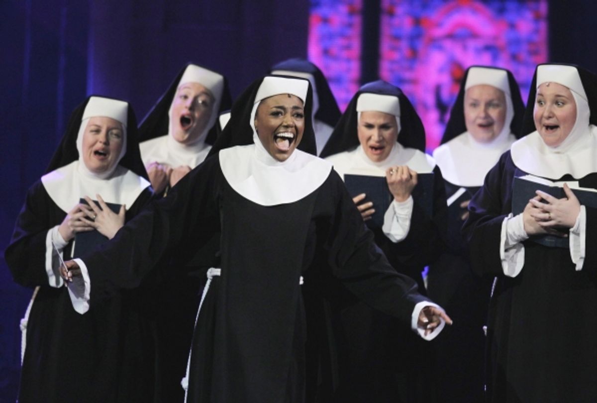 Patina Miller and the cast of SISTER ACT perform during the American Theatre Wing's 65th annual Tony Awards ceremony in New York, June 12, 2011 at 