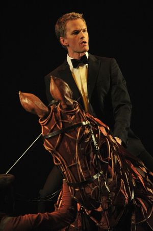 Neil Patrick Harris is shown on stage at the 2011 Tony Awards held at the Beacon Thea Photo