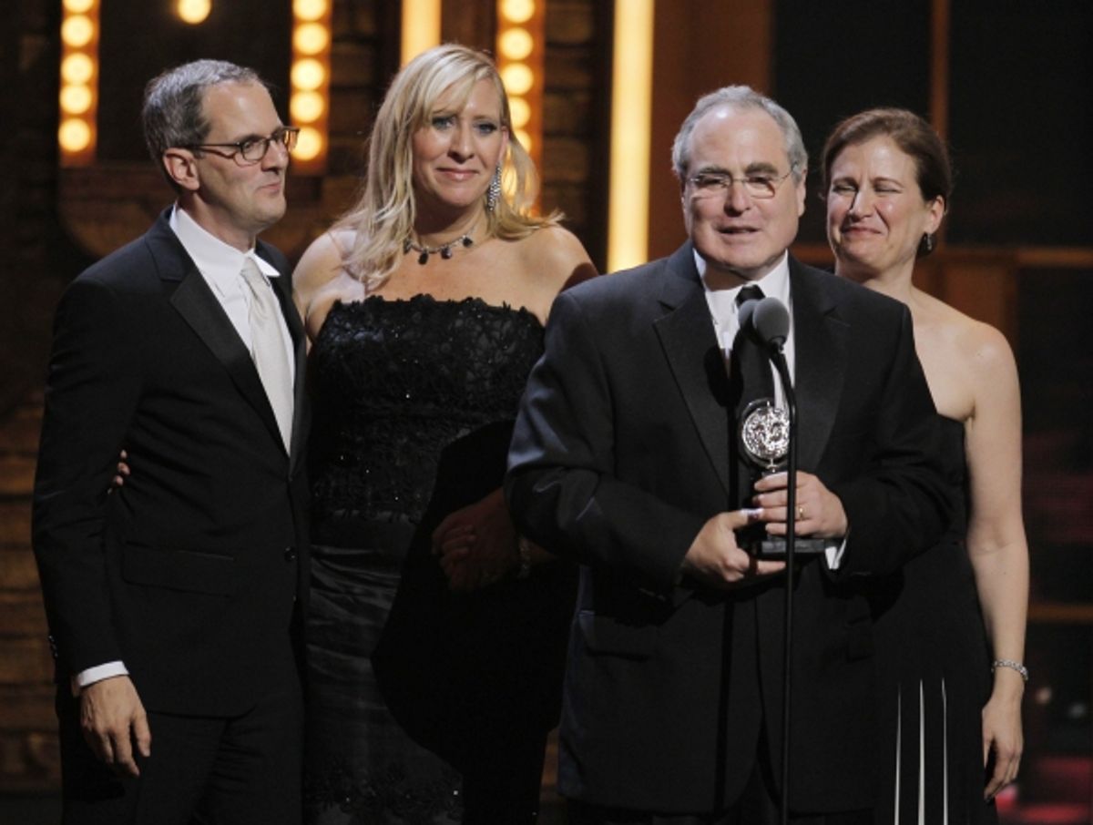 Todd Haimes acceps award for Roundabout Theatre Company for Best Revival 'Anything Goes' at the American Theatre Wing's 65th annual Tony Awards ceremony in New York, June 12, 2011 at 