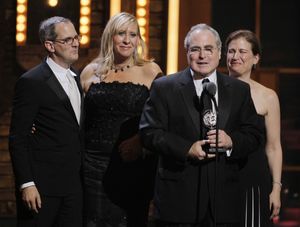 Todd Haimes acceps award for Roundabout Theatre Company for Best Revival 'Anything Go Photo