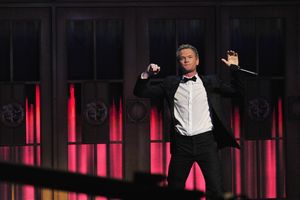 Neil Patrick Harris performs at the 2011 Tony Awards held at the Beacon Theatre in Ne Photo