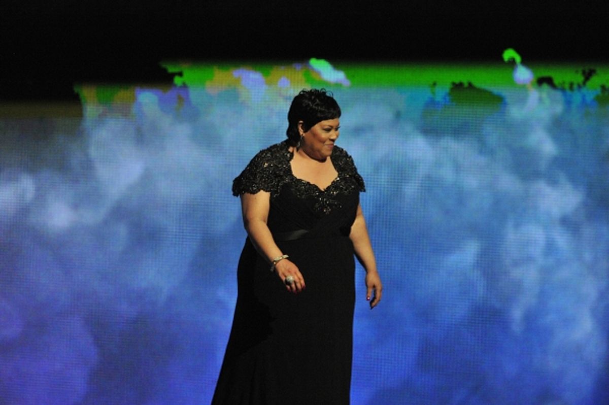 Martha Wash perfroms at the 2011 Tony Awards held at the Beacon Theatre in New York on June 12, 2011.   CBS/John P. Filo /Landov at 