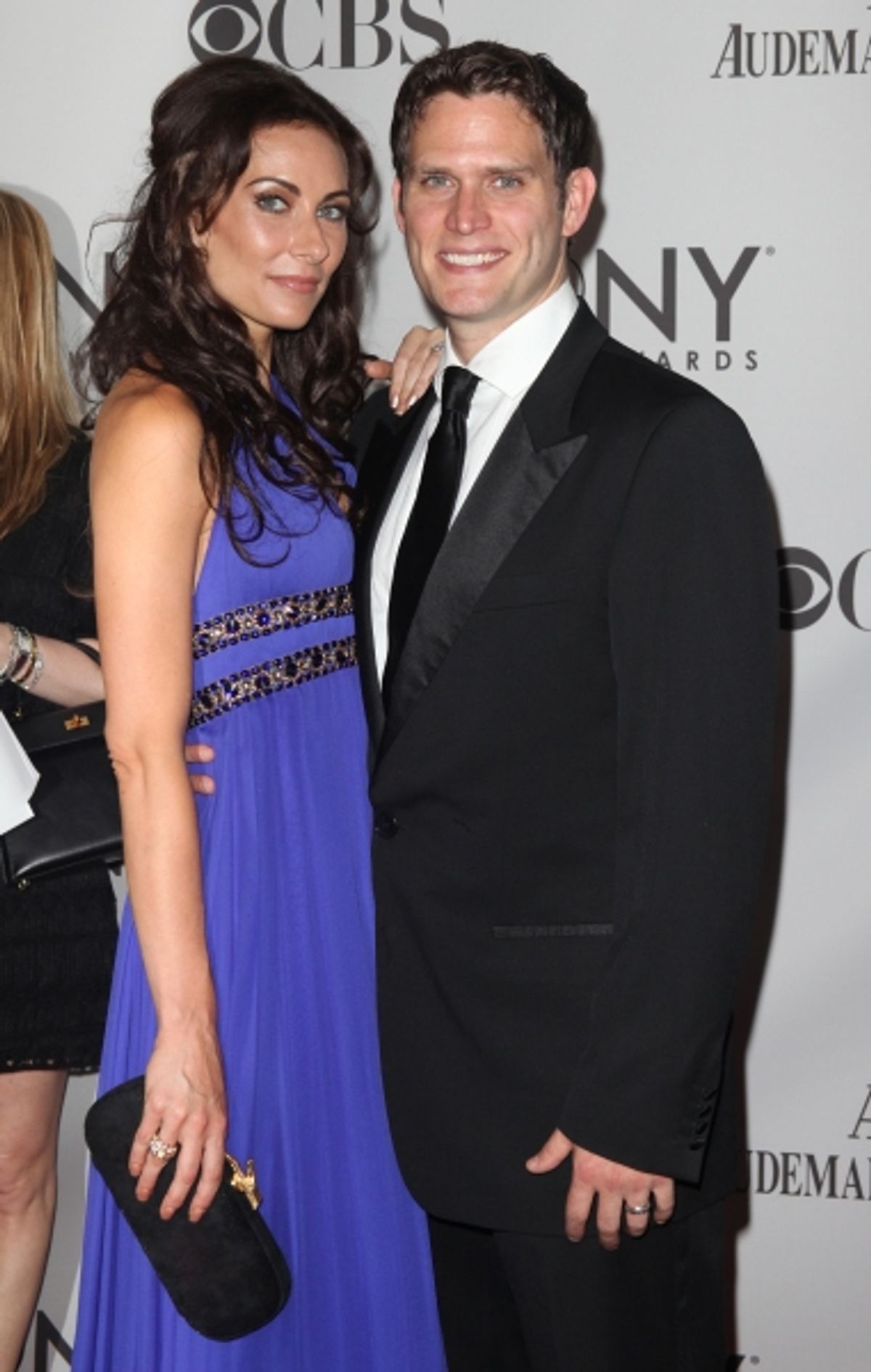 Laura Benanti & Steven Pasquale attending The 65th Annual Tony Awards in New York City.  at 