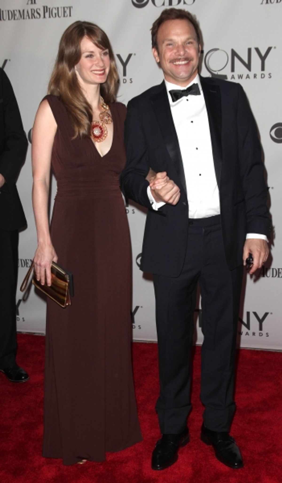 Norbert Leo Butz and Michelle Federer attending The 65th Annual Tony Awards in New York City at 