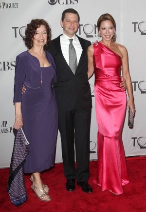 Gretchen Cryer, Jon Cryer and Lisa Joyner attending The 65th Annual Tony Awards in Ne Photo