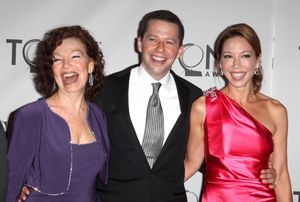 Gretchen Cryer, Jon Cryer and Lisa Joyner attending The 65th Annual Tony Awards in Ne Photo