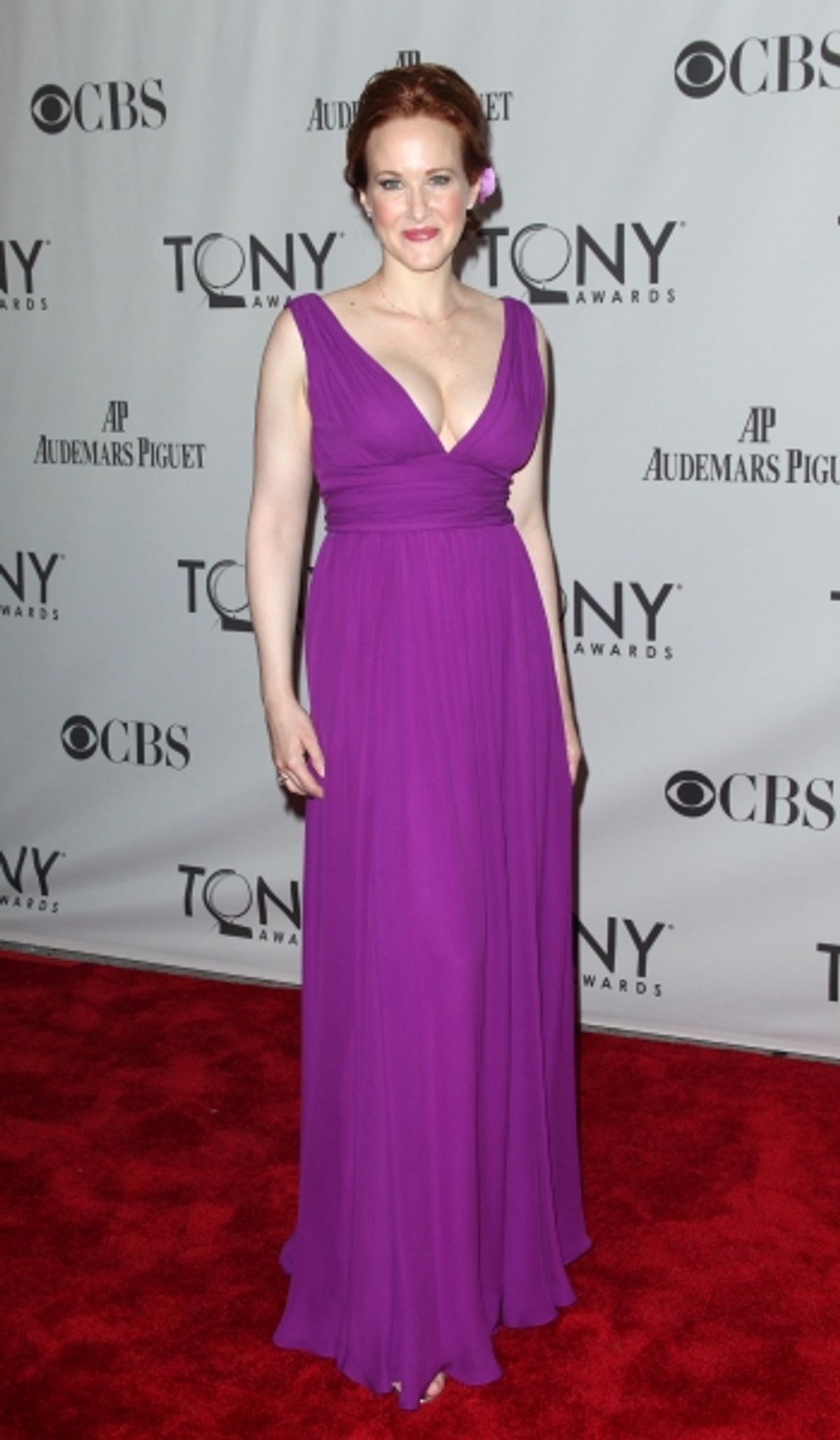 Katie Finneran attending The 65th Annual Tony Awards in New York City.  at 