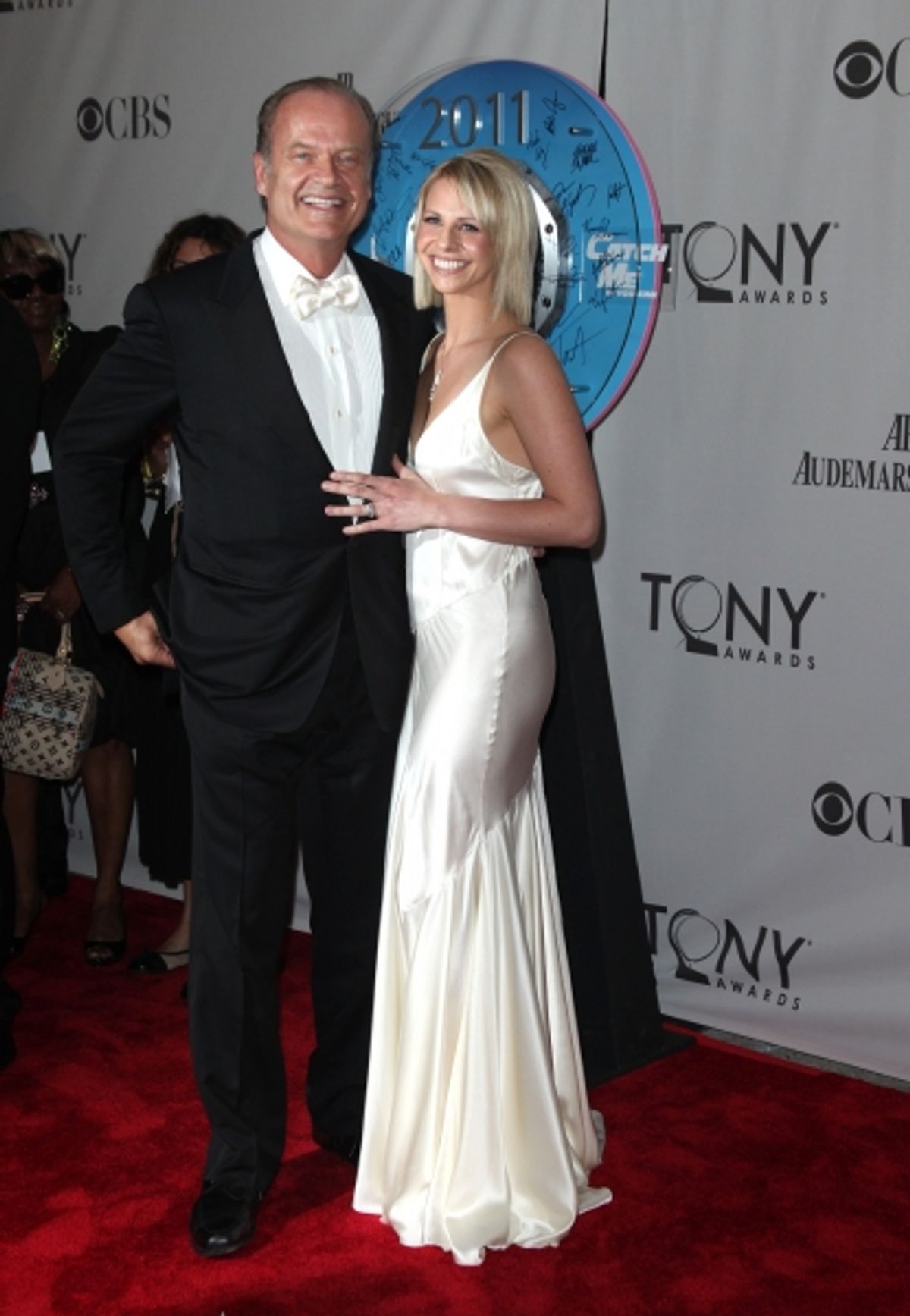 Kelsey Grammer and Kayte Walsh attending The 65th Annual Tony Awards in New York City.  at 