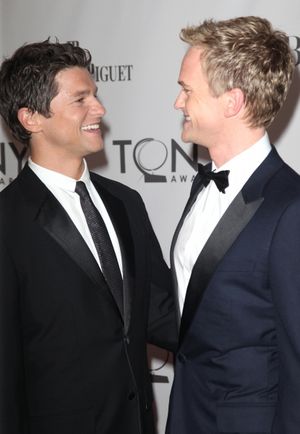David Burtka & Neil Patrick Harris attending The 65th Annual Tony Awards in New York  Photo