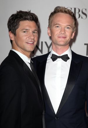 David Burtka and Neil Patrick Harris attending The 65th Annual Tony Awards in New Yor Photo