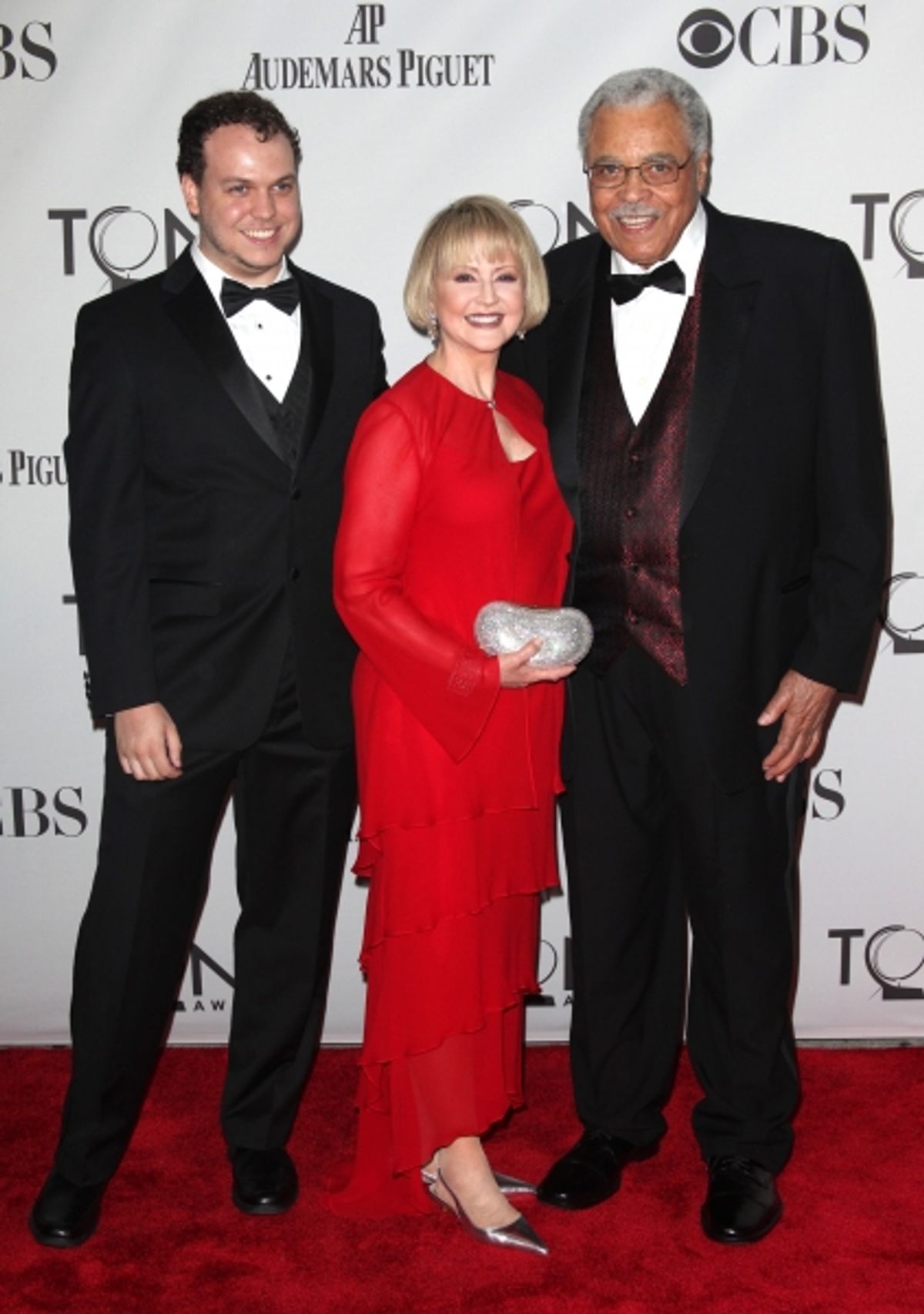 Cecilia Hart & James Earl Jones & son attending The 65th Annual Tony Awards in New York City.  at 