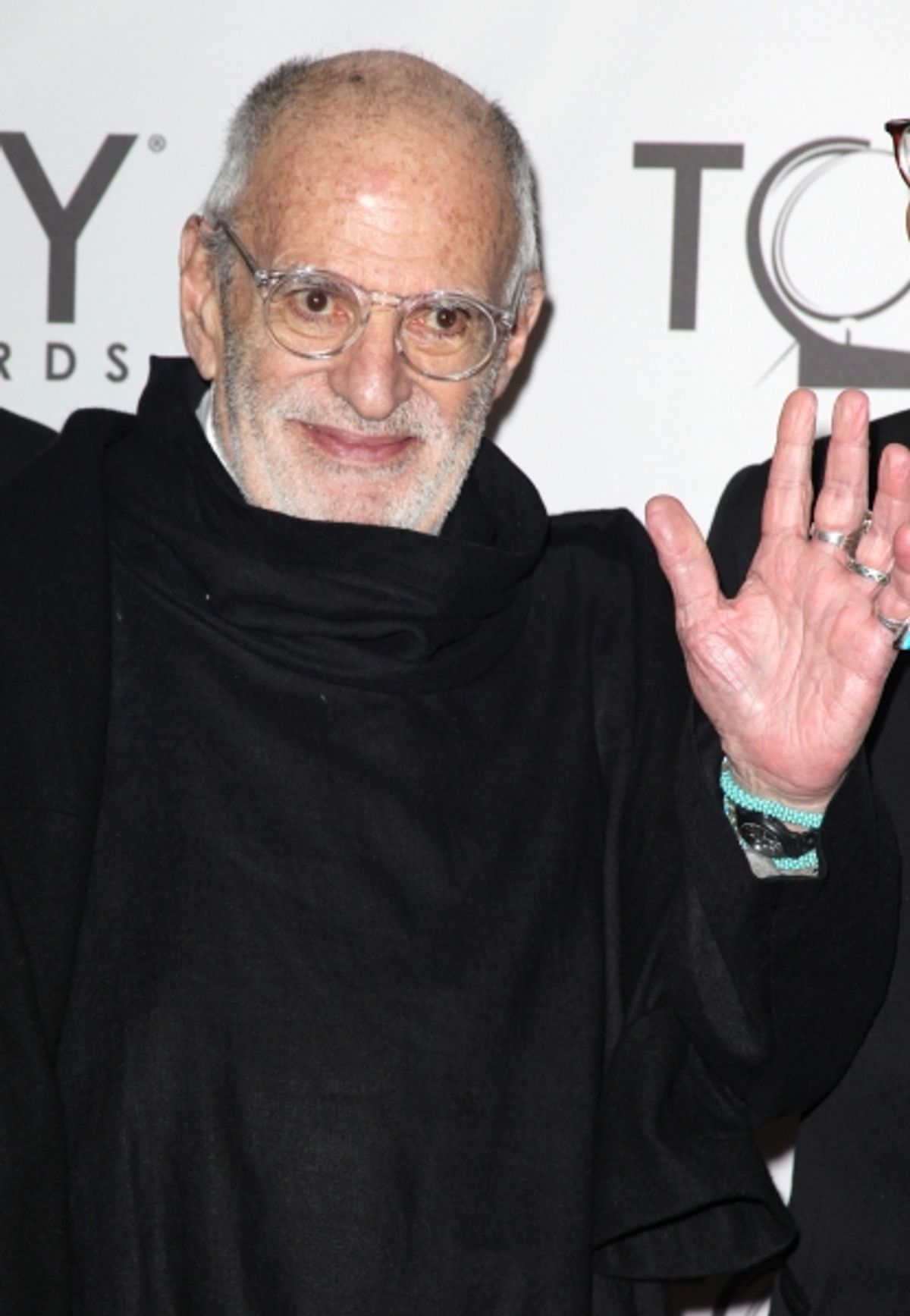 Larry Kramer attending The 65th Annual Tony Awards in New York City.  at 