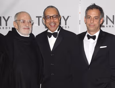 Larry Kramer, George C. Wolfe & Joe Mantello attending The 65th Annual Tony Awards in Photo