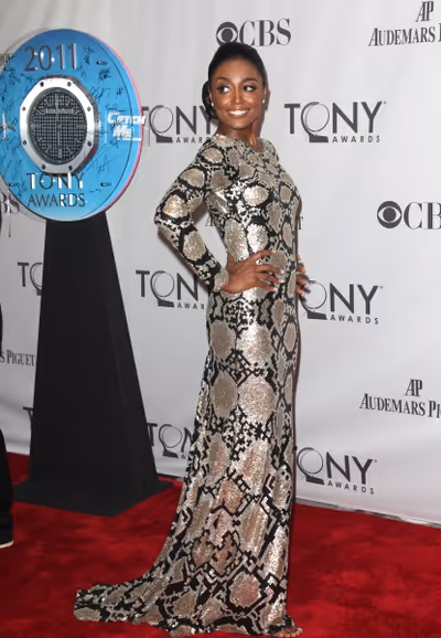 Patina Miller attending The 65th Annual Tony Awards in New York City.  Photo