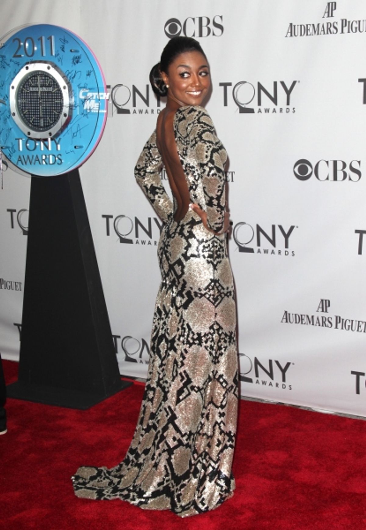 Patina Miller attending The 65th Annual Tony Awards in New York City.  at 