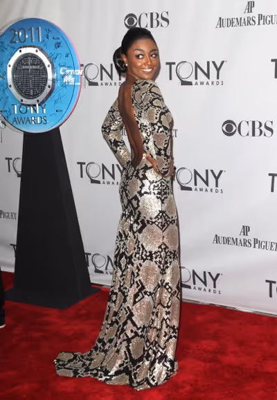 Patina Miller attending The 65th Annual Tony Awards in New York City.  Photo