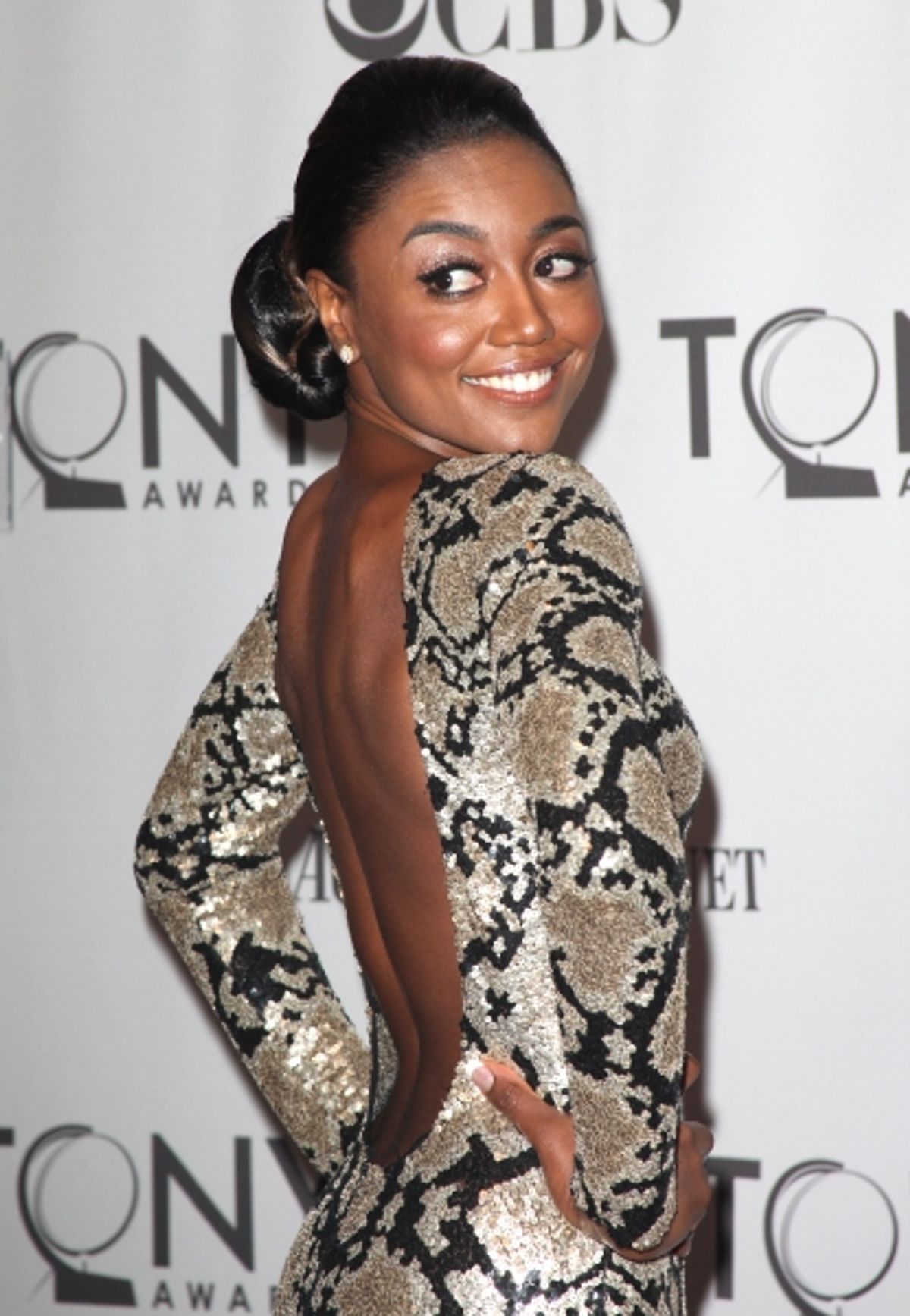 Patina Miller attending The 65th Annual Tony Awards in New York City.  at 