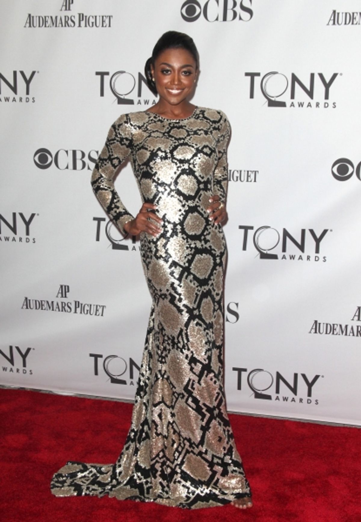Patina Miller attending The 65th Annual Tony Awards in New York City.  at 