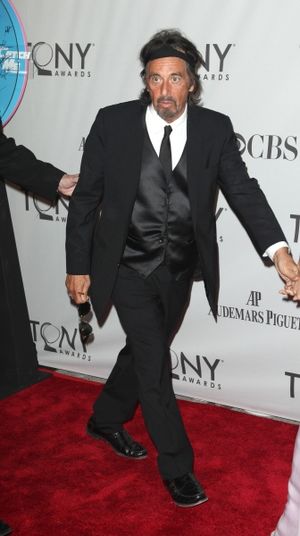 Al Pacino attending The 65th Annual Tony Awards in New York City.  Photo