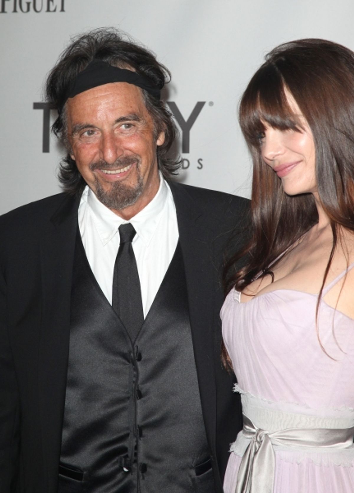 Al Pacino & Lucila Sola attending The 65th Annual Tony Awards in New York City.  at 
