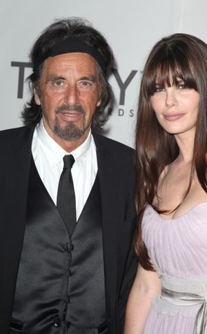 Al Pacino & Lucila Sola attending The 65th Annual Tony Awards in New York City.  Photo